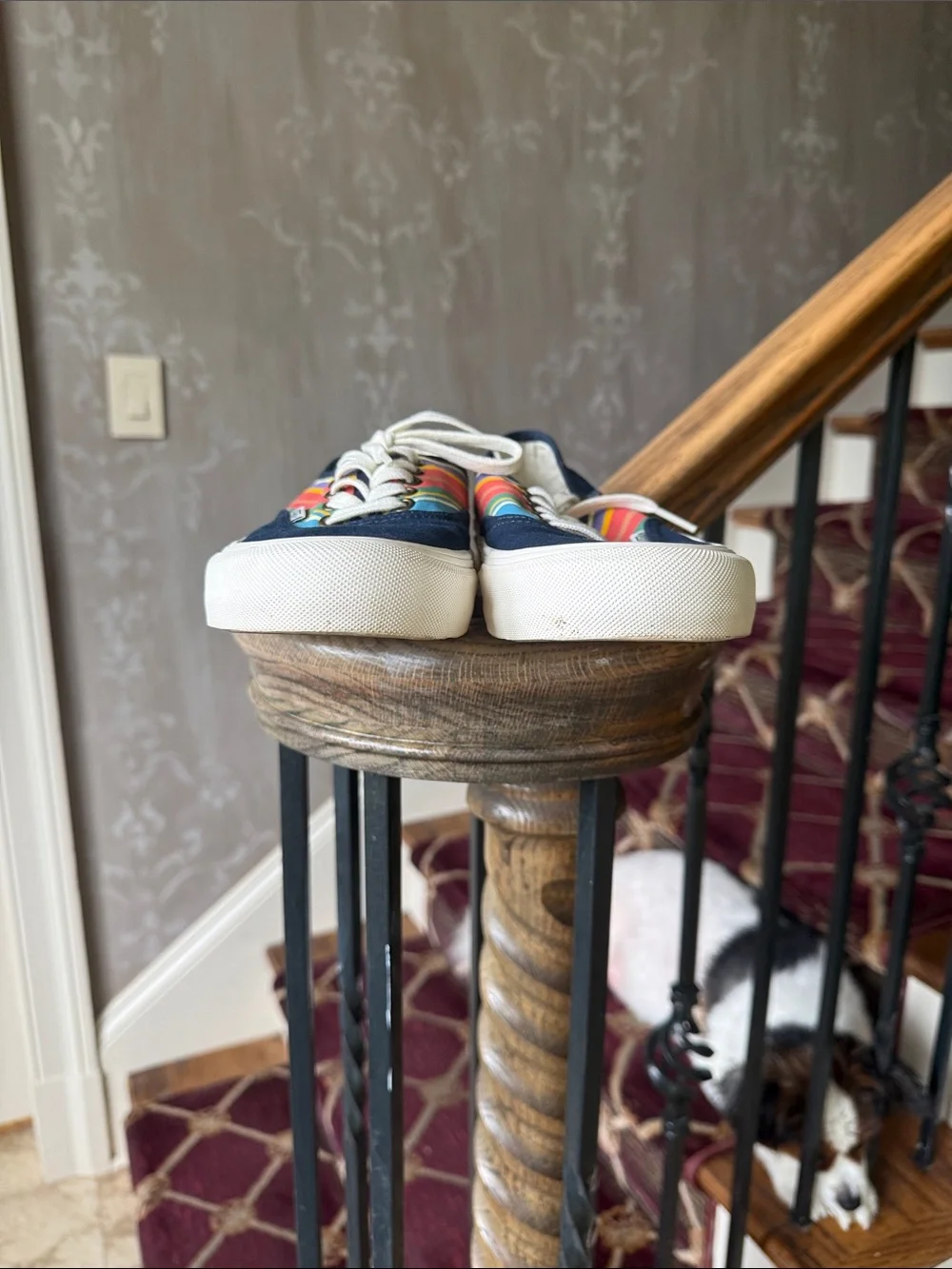 VANS ladies SF retro sneaker size 8 1/2 very good condition men’s size 7 - Picture 3 of 11